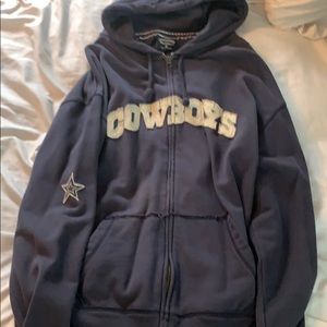 Dallas Cowboys Vintage Zip Up Hoodie